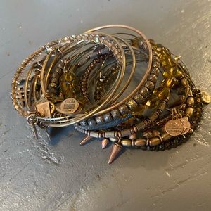 12 Alex and Ani bracelets